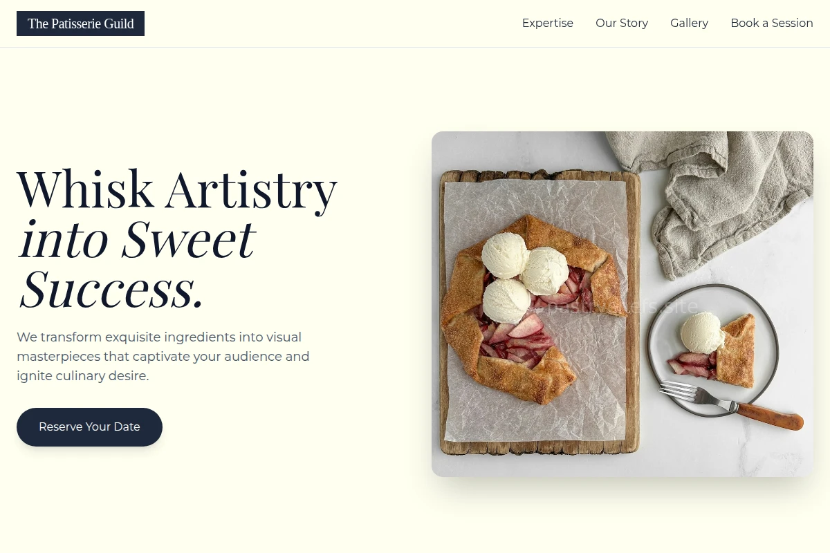 Cream Food Styling
