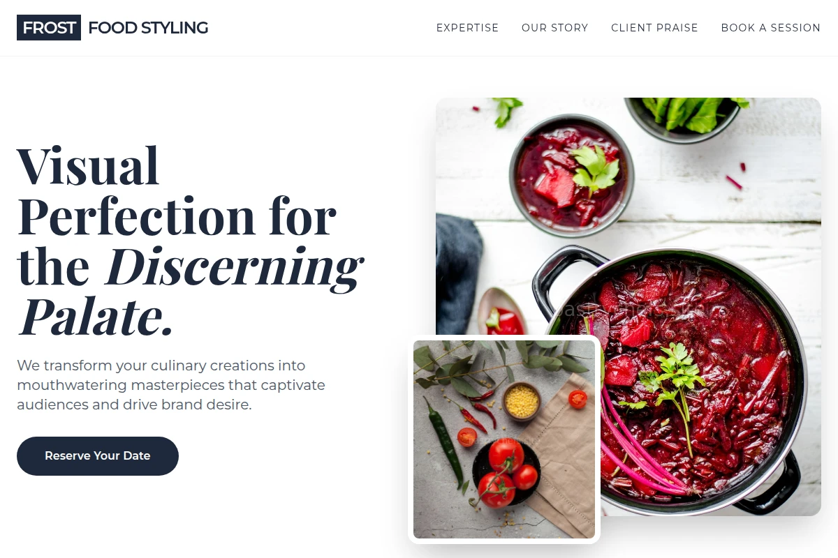 Frost Food Styling