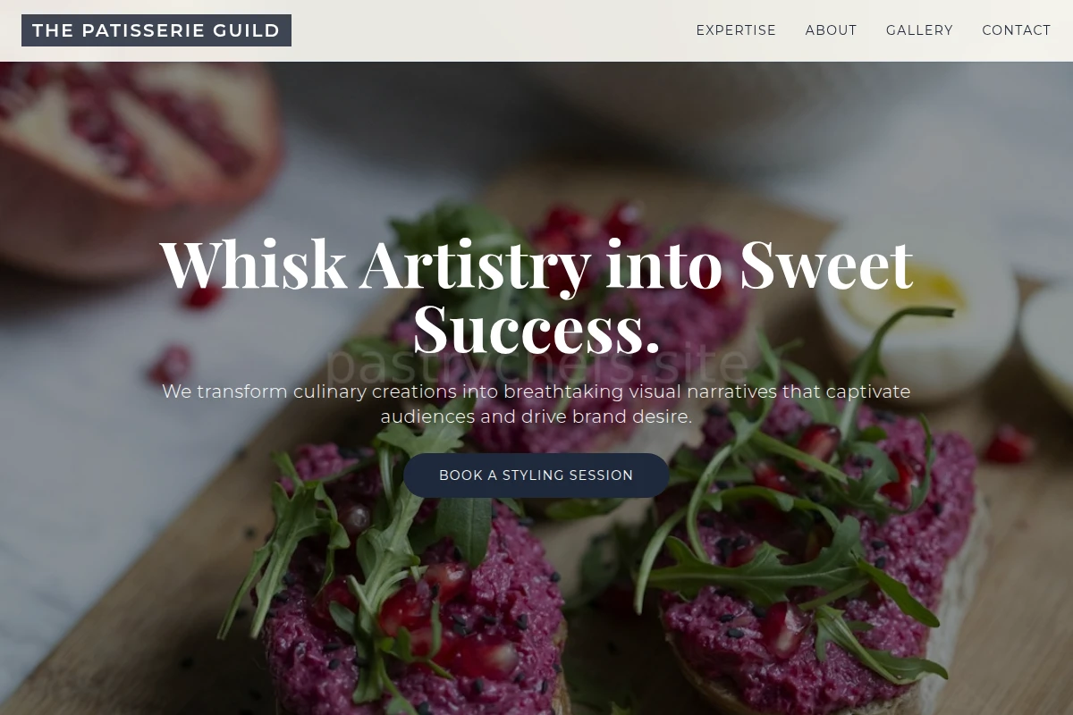 Fold Food Styling